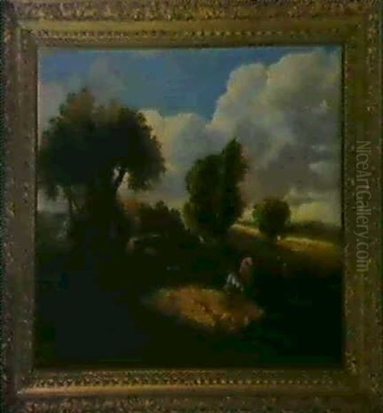 Englische Landschaft. Oil Painting by John Constable