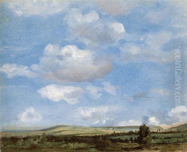 A View In Kent Oil Painting by Lionel Bicknell Constable