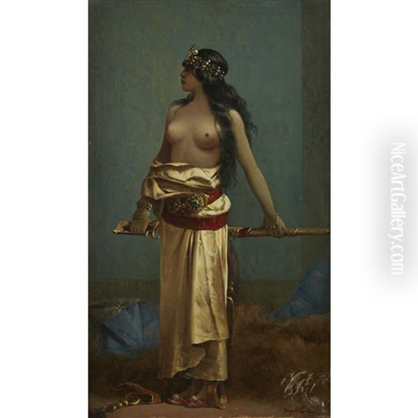 Judith Oil Painting by Jean Joseph Benjamin Constant