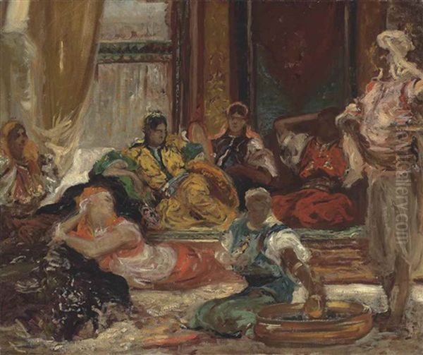 In The Harem by Jean Joseph Benjamin Constant