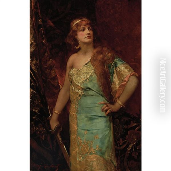 Judith Oil Painting by Jean Joseph Benjamin Constant