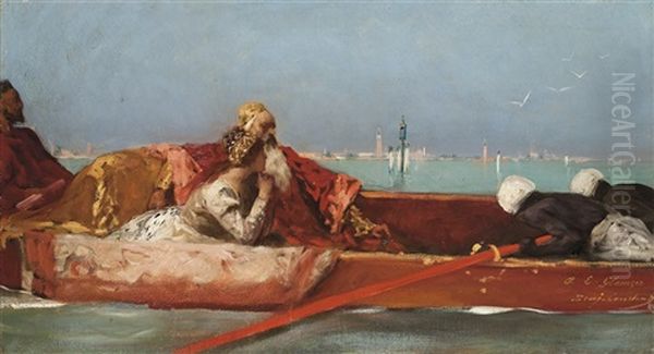 Dans La Gondole by Jean Joseph Benjamin Constant