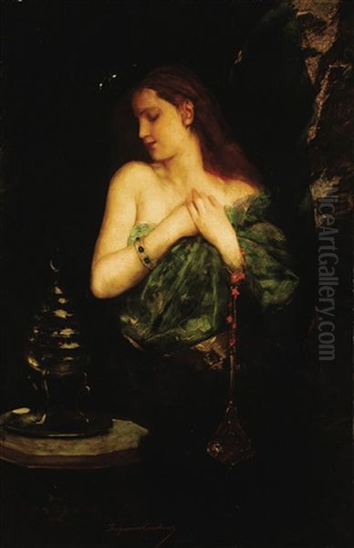 Odalisque by Jean Joseph Benjamin Constant