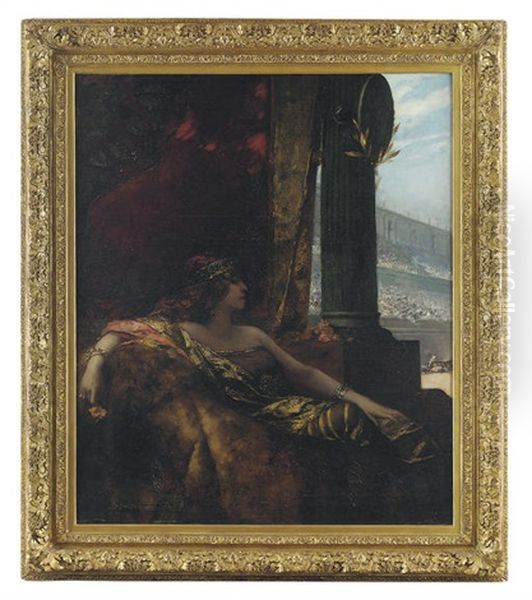 The Empress Theodora Oil Painting by Jean Joseph Benjamin Constant