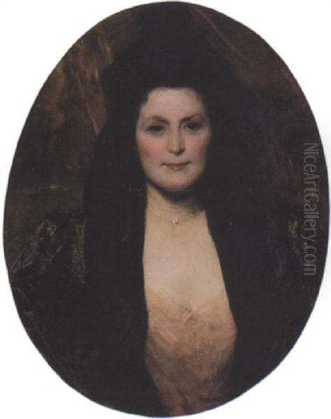 Portrait D'une Espagnole by Jean Joseph Benjamin Constant