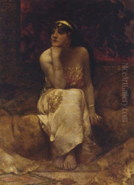 Herodiade Oil Painting by Jean Joseph Benjamin Constant