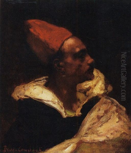 Portrait Of A Moor Oil Painting by Jean Joseph Benjamin Constant