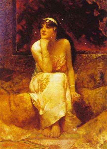 Herodiade Oil Painting by Jean Joseph Benjamin Constant