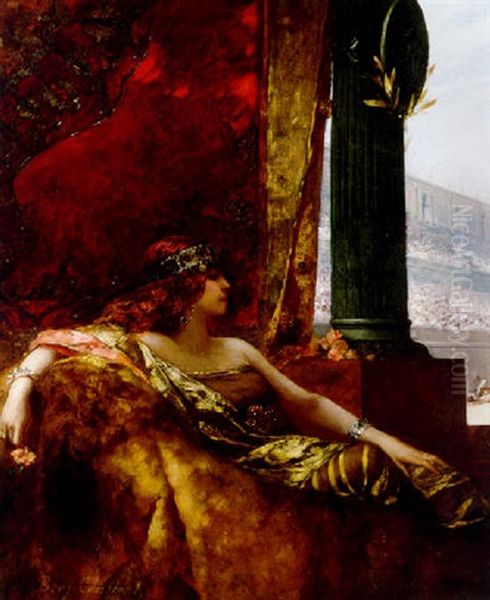 Empress Theodora At The Colisseum by Jean Joseph Benjamin Constant