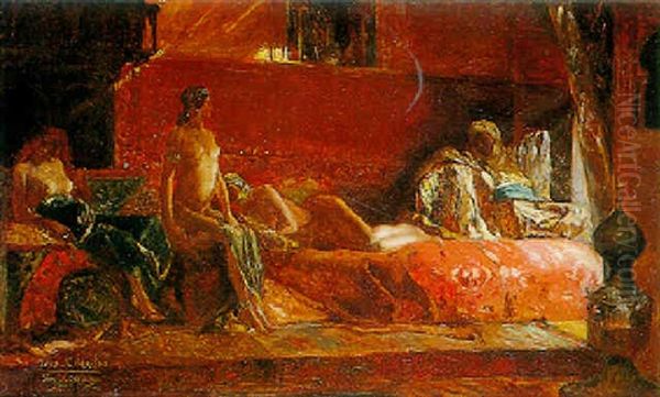 Les Cherifas Oil Painting by Jean Joseph Benjamin Constant