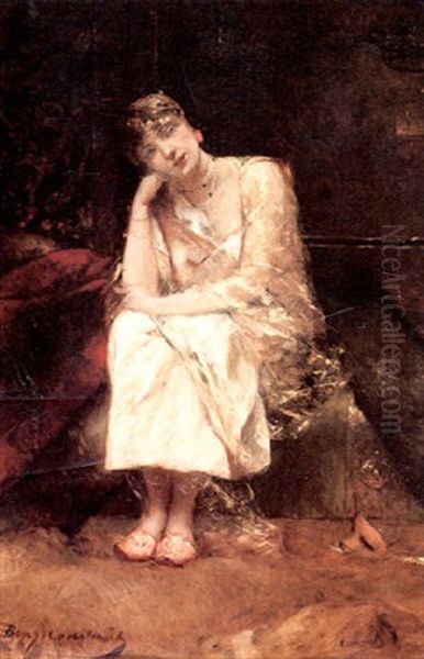 Contemplation Oil Painting by Jean Joseph Benjamin Constant