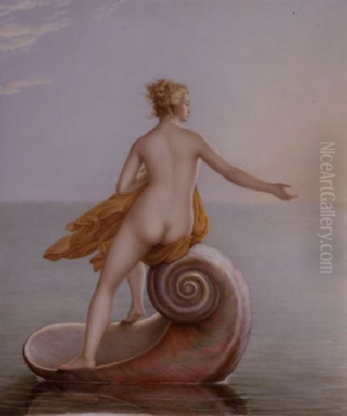 Thetis Sortant De La Mer Pour Voir Encore Phebus Qui La Quitte Oil Painting by Abraham Constantin