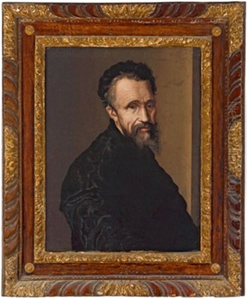 Brustbild Von Michelangelo Buonarotti Oil Painting by Jacopo del Conte