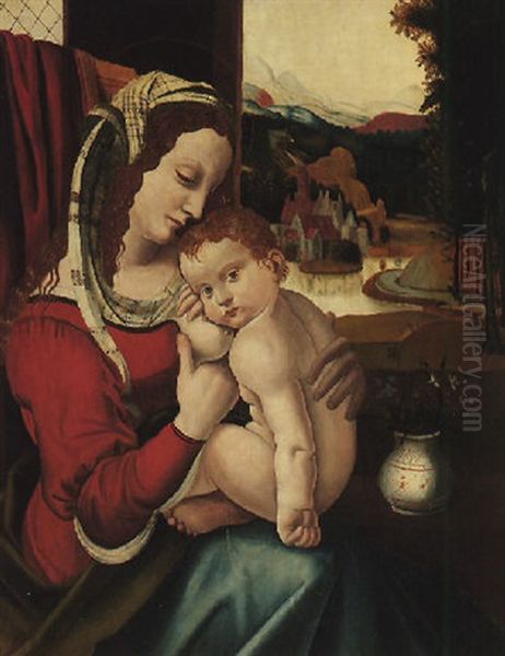 The Madonna And Child Oil Painting by Bernardino dei Conti