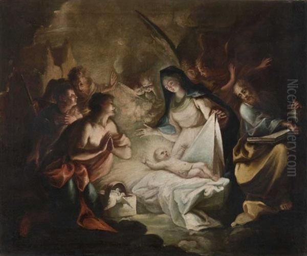 Adorazione Dei Pastori Oil Painting by Francesco Conti