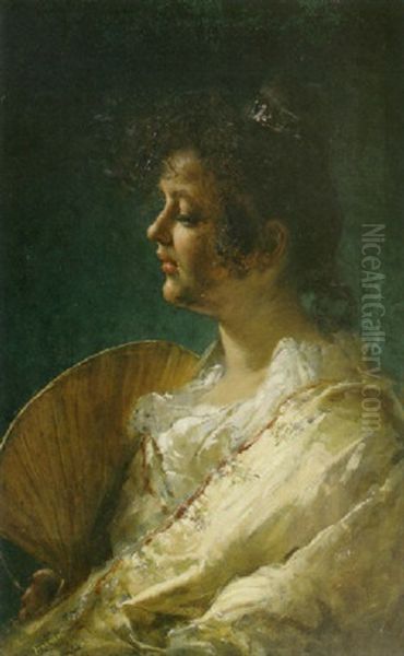 The Spanish Beauty, Rosita Oil Painting by Tito Conti