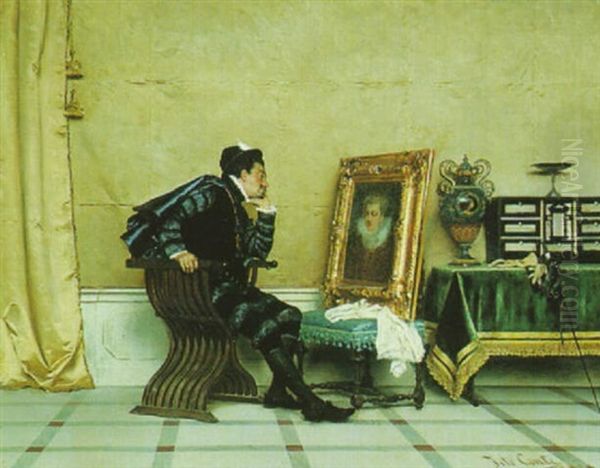 The Connoisseur Oil Painting by Tito Conti