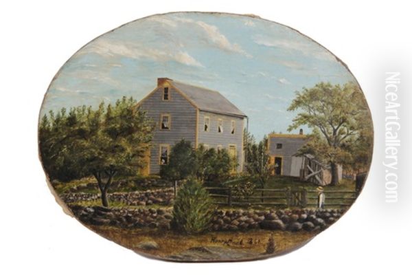 View Of New England Oil Painting by Henry Cook