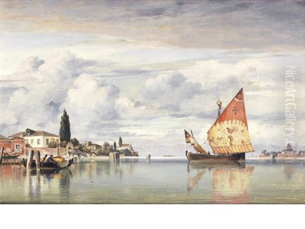 Part Of The Island Of San Pietro, Castello, Venice Oil Painting by Edward William Cooke