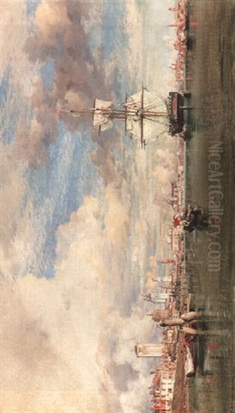 San Nicolo, Venice Oil Painting by Edward William Cooke