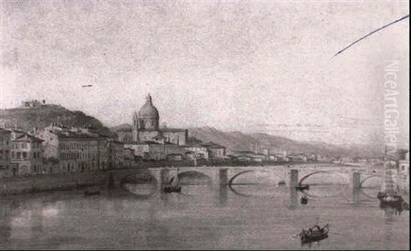 San Frediano, Florence Oil Painting by Edward William Cooke