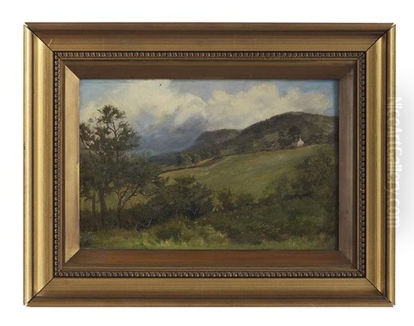 Looking Towards Trefriw From Llanbedr, Wales Oil Painting by Isaac Cooke