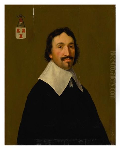 Portrait Of Gouthier De Hulter, Half Length Oil Painting by Jan Daemen Cool