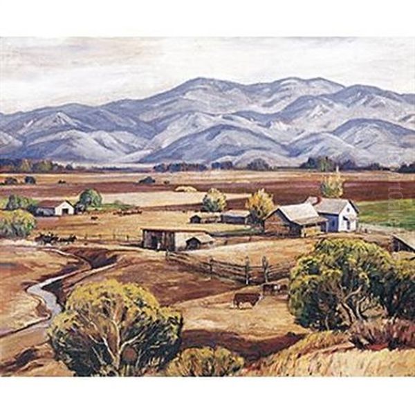 American Frontier Oil Painting by John Earle Coolidge