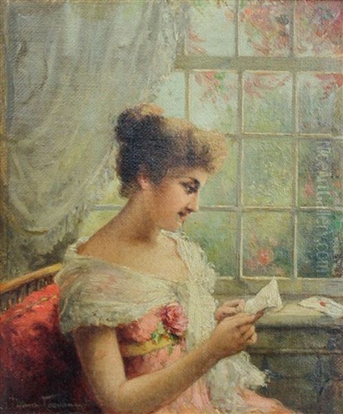 The Love Letter Oil Painting by Diana Coomans