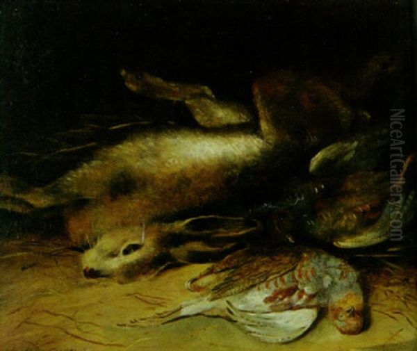 After The Hunt Oil Painting by Abraham Cooper