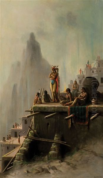 Waiting For Montezuma Oil Painting by Astley David Middleton Cooper