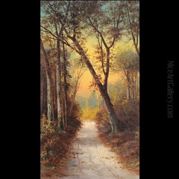 Through The Woods Oil Painting by Astley David Middleton Cooper