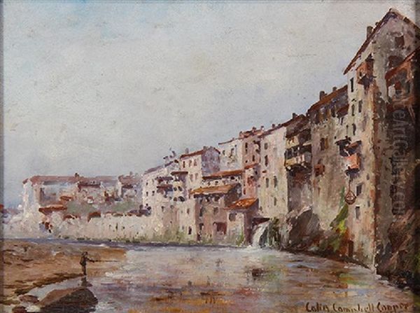 Pont En Royant Oil Painting by Colin Campbell Cooper