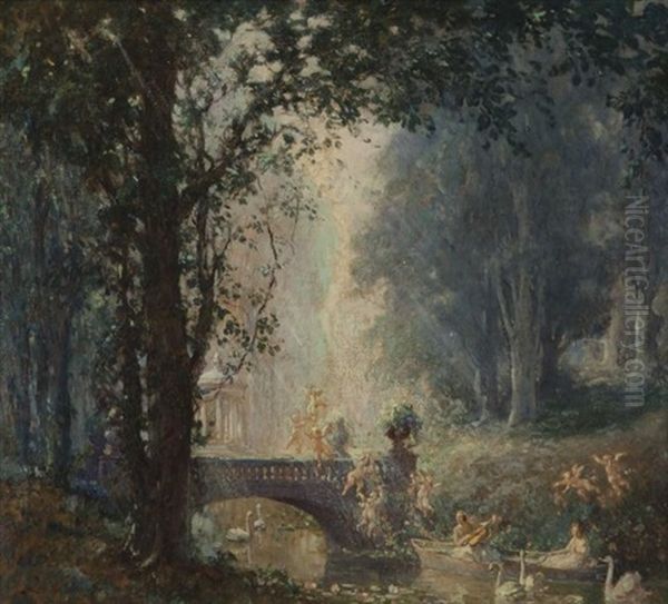 The Enchanted Wood Oil Painting by Colin Campbell Cooper