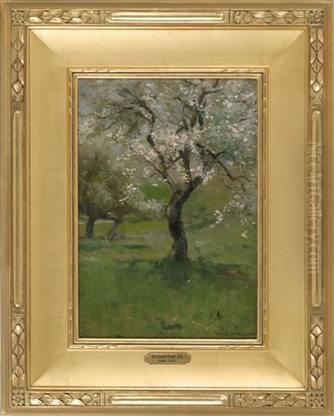 Apple Blossoms Oil Painting by Colin Campbell Cooper