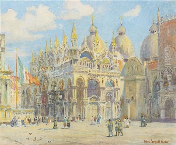 St. Marks Cathedral Oil Painting by Colin Campbell Cooper