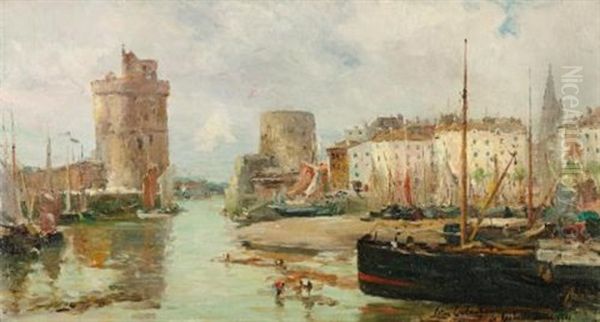 La Rochelle Oil Painting by Colin Campbell Cooper