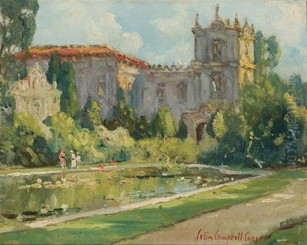 In Balboa Park, San Diego, California Oil Painting by Colin Campbell Cooper