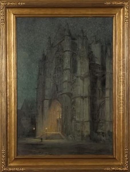 Beauvais, Cathedral Oil Painting by Colin Campbell Cooper