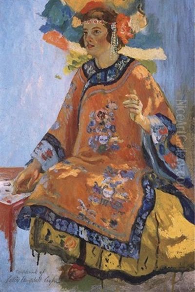 Study For Fortune Teller Oil Painting by Colin Campbell Cooper