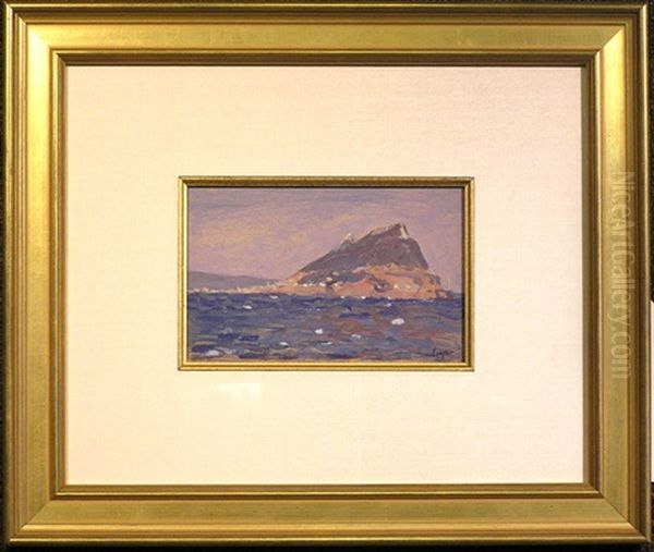 Rock Of Gibraltar Oil Painting by Colin Campbell Cooper