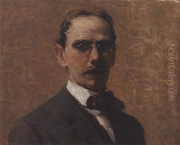 Self-portrait Oil Painting by Colin Campbell Cooper