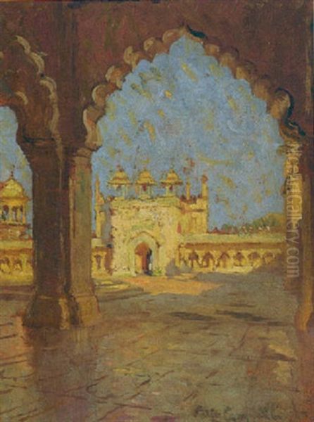 Archway Oil Painting by Colin Campbell Cooper