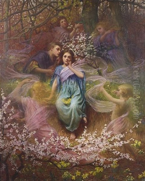 Phantasy Oil Painting by W. Savage Cooper