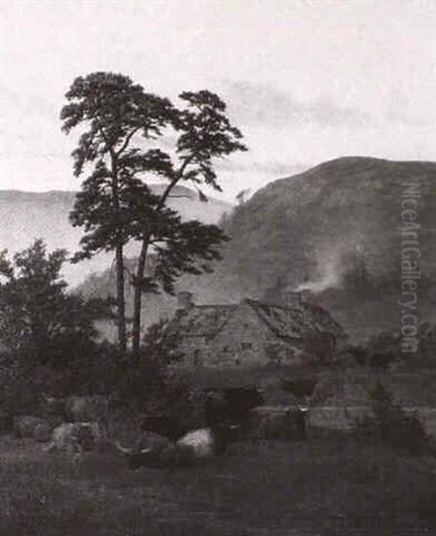 The Highlands Oil Painting by William Sidney Cooper