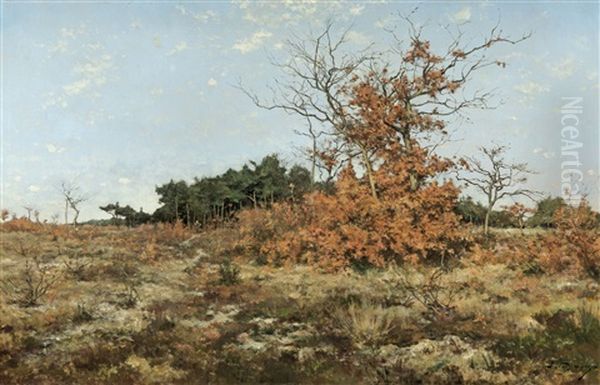 View Of The Campine Oil Painting by Joseph Theodore Coosemans