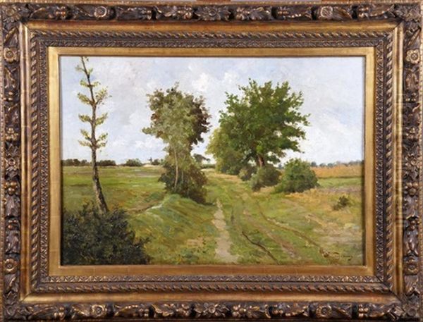 Paysage De Campine Oil Painting by Joseph Theodore Coosemans