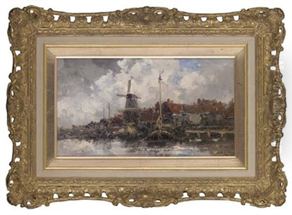 Amsterdam Oil Painting by Jan van Coover