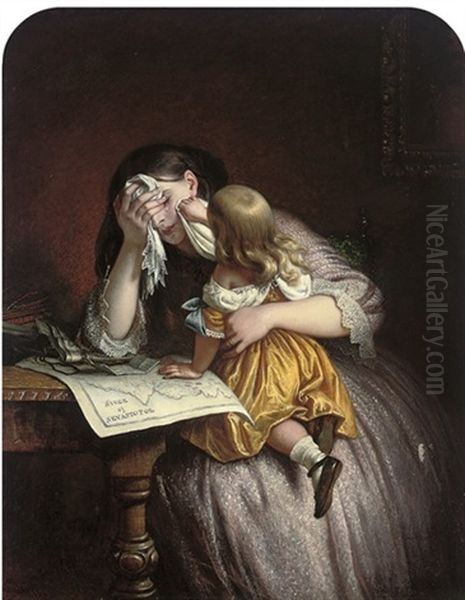 Consolation Oil Painting by Charles West Cope