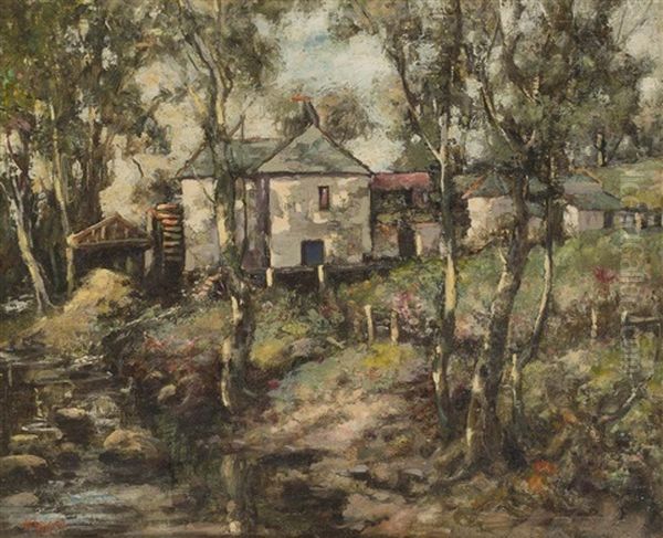 The Monks Mill Oil Painting by John Copland